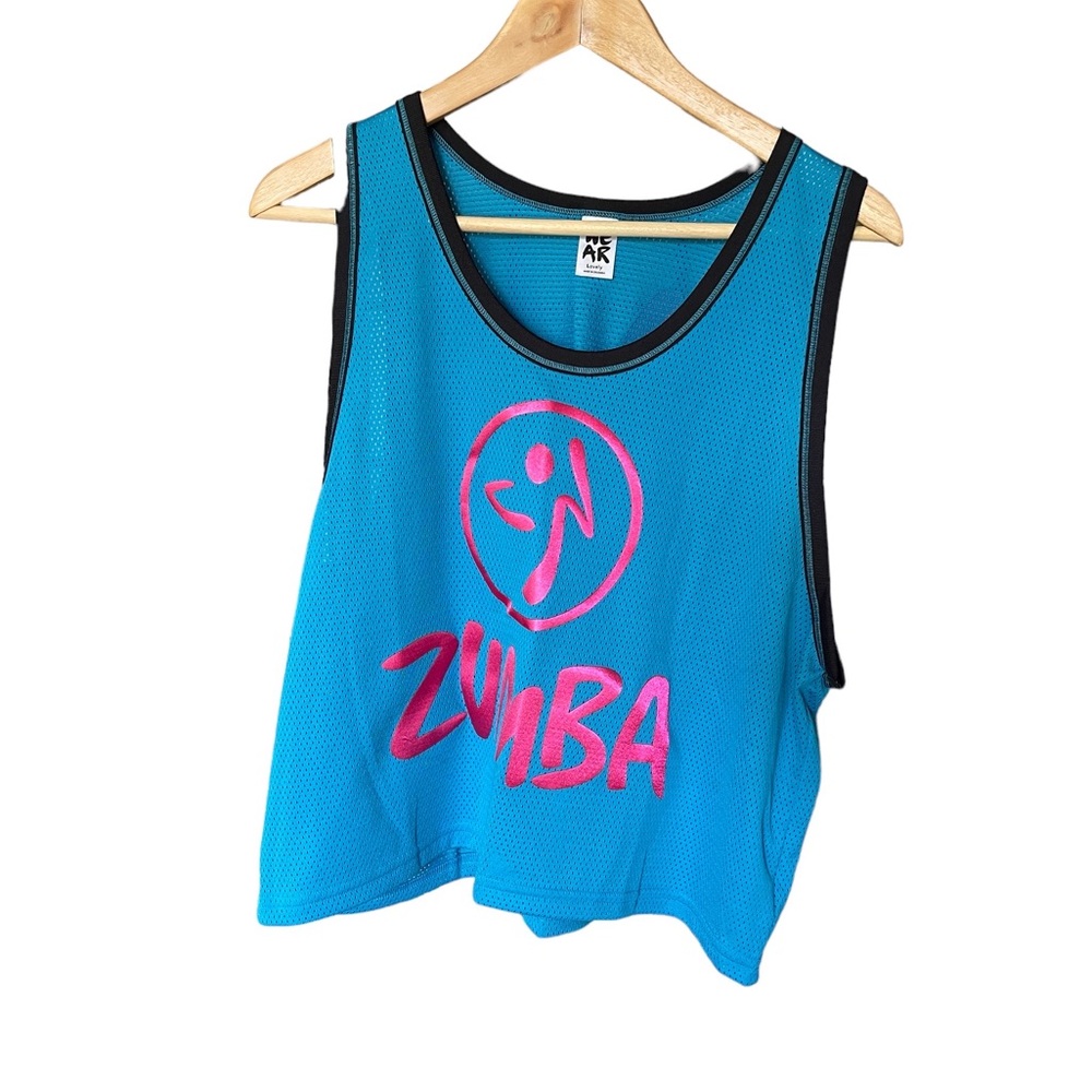 Zumba Jersey Crop Top NWT Size Large